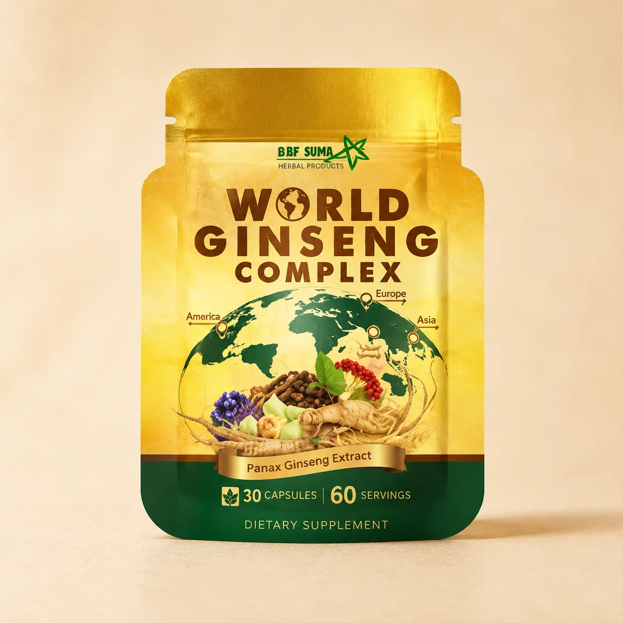 WORLD GINSENG COMPLEX DIETARY SUPPLEMENT IN DUBAI